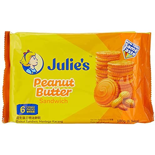 Julie's Peanut Butter Sandwich Cookies, 180Gm