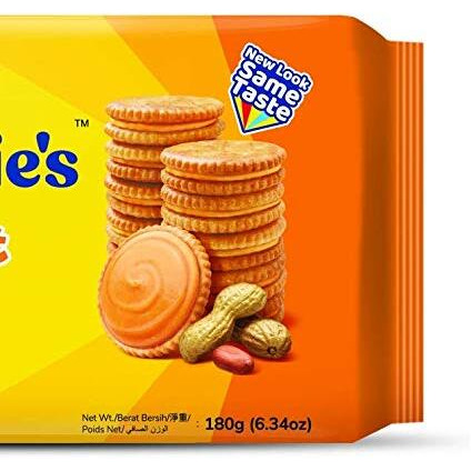 Julie's Peanut Butter Sandwich Cookies, 180Gm