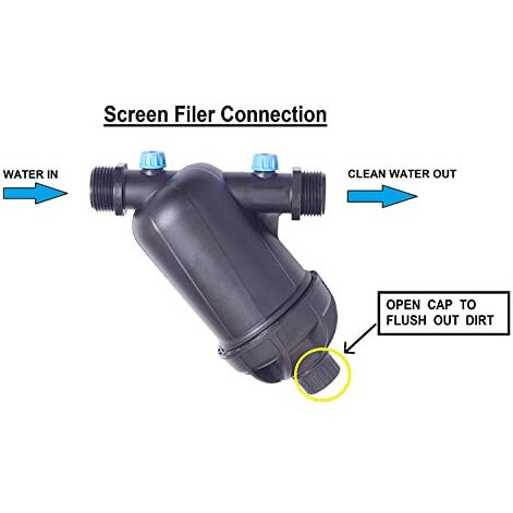 Appster (1 Inch) Y-Type Screen Filter For Water Tank Filters, Drip Irrigation, Agriculture, R.O, Garden, Size  1" (25 Mm) - 120 Mesh/130 Micron (Y-Type Screen Filter)