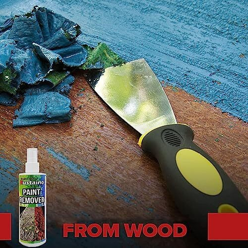 Rustaino Non-Acidic Paint Remover Spray For All Types Of Paint Surfaces - Automobiles, Metal, Steel, Glass, Wood, Wall, Iron, Acrylic, Ink Stain Etc - (250Ml)