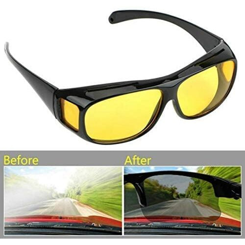 Jb Export Hd Vision Uv Protection Day And Driving Bikes And Car Anti-Glare Polarized Sunglasses Unisex Goggles For Men Women Combo Pack Of 2, Medium, Multicolour