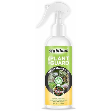 Nubilous 500 Ml Plant Guard | Ready To Use Organic Cold Pressed Pure Neem Oil Spray For Indoor And Outdoor Plants | Removes Mealybugs, Fungus And Other Pests From Plants