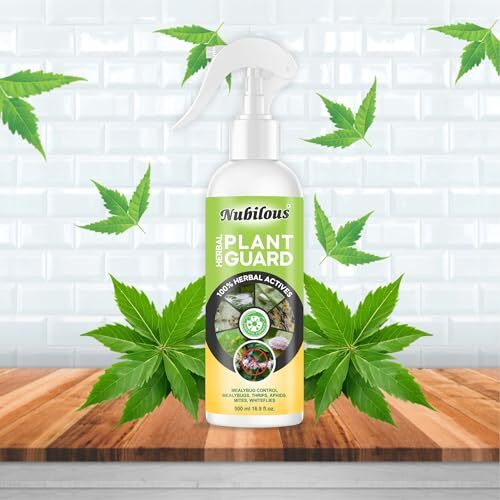 Nubilous 500 Ml Plant Guard | Ready To Use Organic Cold Pressed Pure Neem Oil Spray For Indoor And Outdoor Plants | Removes Mealybugs, Fungus And Other Pests From Plants