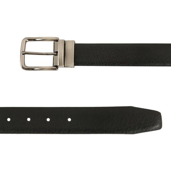 Zevora Leather Formal/Casual Reversible Belt For Men/Boys (Color-Black/Brown)