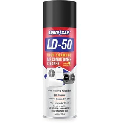 Lubrizap Cleaner Hygiene & Water Ac Foam Cleaner For Split Ac And Window Ac Foam Cleaner & Car Ac Vent & Duct Cleaner Foam Spray For Best Cooling - 200 Ml