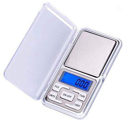 Freshdcart Mini Pocket Weight Scale Digital Jewellery/Chem/Kitchen Small Weighing Machine With Auto Calibration, Tare Full Capacity, Operational Temp 10-30 Degree ( 200 /0.01 G), Silver