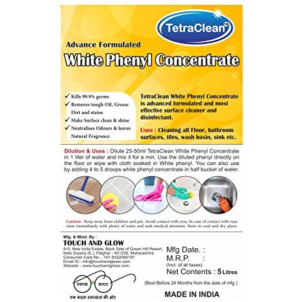 Tetraclean Lemon Grass White Bathroom Floor Cleaner (5 L)