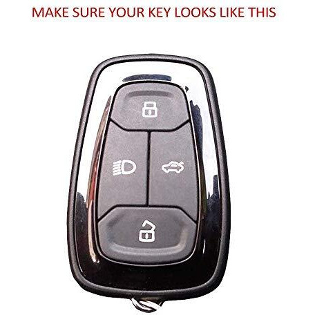 Shopoflux Silicone Smart Key Cover Compatible With Tata Nexon | Harrier | Safari 2021 | Altroz | Tigor | Ev | Punch Tiago Ev Electric (Black)