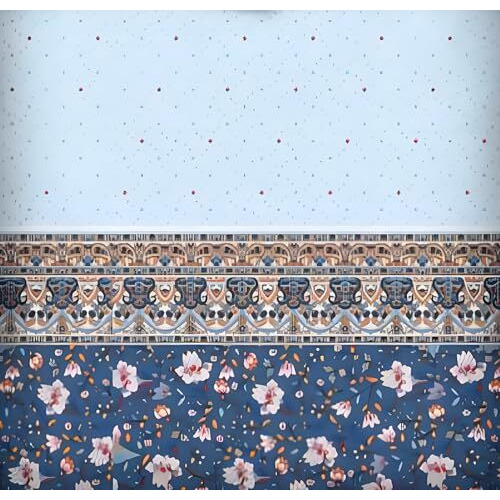 Bombay Dyeing Thyme 200Tc 100% Cotton One King Size 274X274Cm / 108X108 Inches Bedsheet With 2 Pillow Covers Size 46X69 Cm (7606)