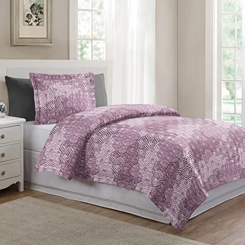 Risita Home Linen 144 Tc 100% Cotton Geometric Printed Single Bedsheet With 1 Pillow Cover | Soft And Cozy Print Flat Bed Sheet For Home (145 X 223 Cm) (Brown)