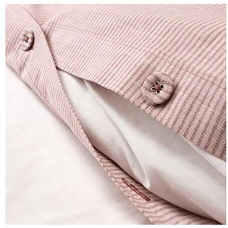 Ikea Bergpalm Duvet Cover And Pillowcases Pink Stripe 604.232.14 Size Twin