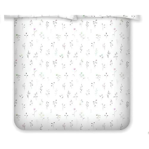 Bombay Dyeing King Size Cotton Bedsheet 180 Thread Count, Soft & Breathable, King Size 274Cm X 274Cm With 2 Pillow Covers - Vin08