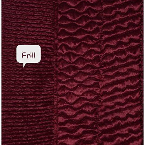 Manavrachit Satin Gold Printed 310 Tc Wedding Bedding Set (Bedsheet With 2 Pillow Covers) For Home & Living Room(Set Of 3Pc, Hathi/Elephant Print)(Maroon)