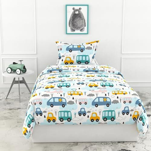 Loreto - A Quality Linen Brand | Set Of 2 Single Bedsheets | 144 Tc Pure Cotton | Soft & Smooth | Everyday Use | Animal Prints | 137 X 213 Cm | Multicolor