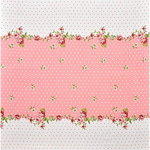 Fresh From Loom Summer Collection Super Soft King Size Ac Comforter/Blanket/Duvet For Double Bed With 1 Flat Bedsheet And 2 Large Pillow Covers - 4 Piece Comforter Set - Pink Center Flower