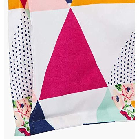 Engunias King Collection Glace-Cotton 285 Tc Double Bed Sized (90 X 90) Bedsheet With 2 Free Maching Pillow Covers Color (Multicolour)