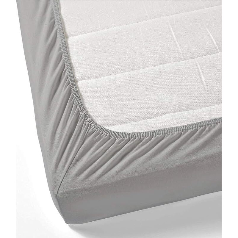Easy Bedding- Super Soft & Cooling Bamboo Bed Sheet Set 4 Piece- 100% Bamboo Material- Fits Up To 8" Deep Pocket Fitted Sheet-Hotel Quality Bamboo Bedsheets-Light Grey Solid,King Size.