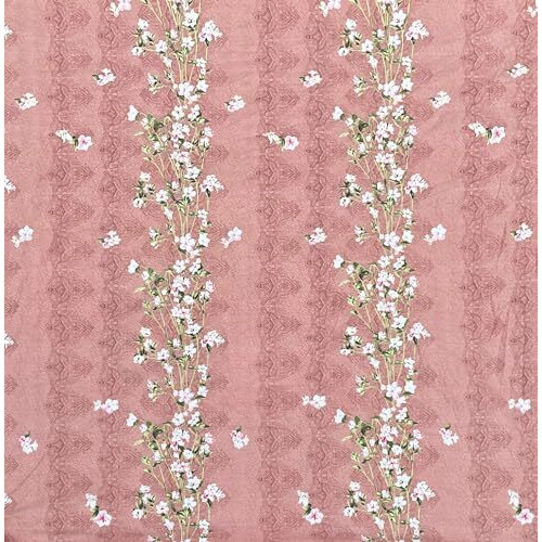 Realdream Flat Bedsheet For Double Bed, Double Bedsheet Glace Cotton With Pillow Covers 90 X 100 Inches (Pink)