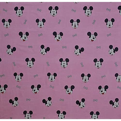 Engunias Single Bed Cotton Feel 100% Glace Cotton Bedsheet Set Of 1 Bedsheet With 1 Pillow Covers (1 Single Bed Bedsheets With 1 Pillow Covers) Smiley Design 1 (Pink)