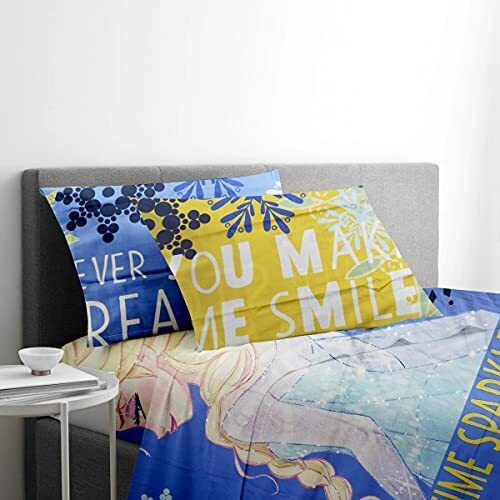 Linenaffairs 100% Cotton Kids Bedsheet For Single Bed, 1 Single Bedsheet Cotton (88 X 57 Inches) With 1 Pillow Cover| 186 Tc Print4