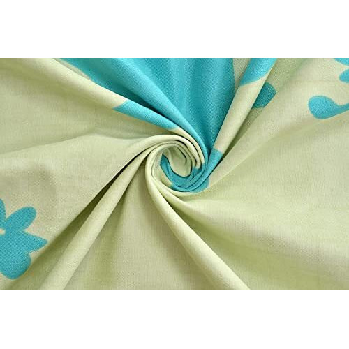 Bhaiji's Xxl King Size 100% Pure Cotton Bedsheet 108X108 Inch- 300 Tc (Turqouise Green)