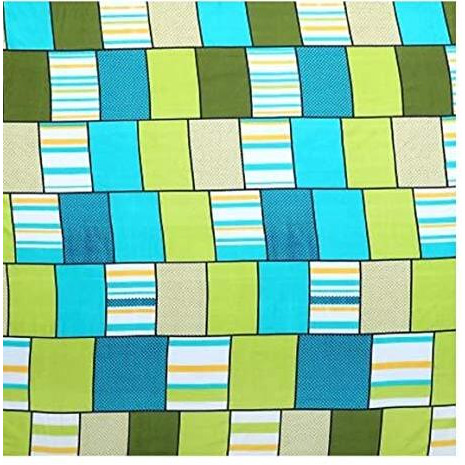 Engunias 180Tc 3D Beautiful Polycotton Double Bedsheets With 2 Maching Pillow Covers Size 228X228 Cm (Green)