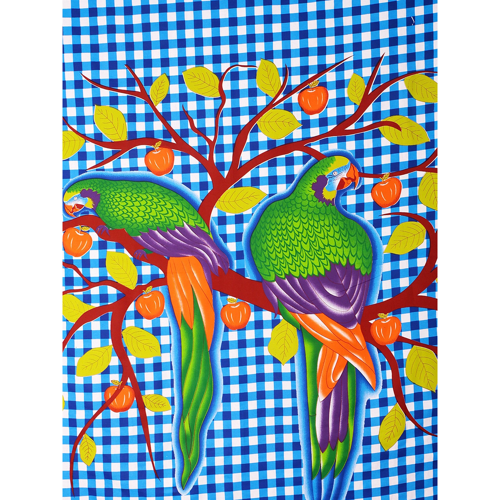 Dreamkraft Jaipuri Print King Size Cotton Bedsheet With 2 Pillow Covers( 250X230 Cm)