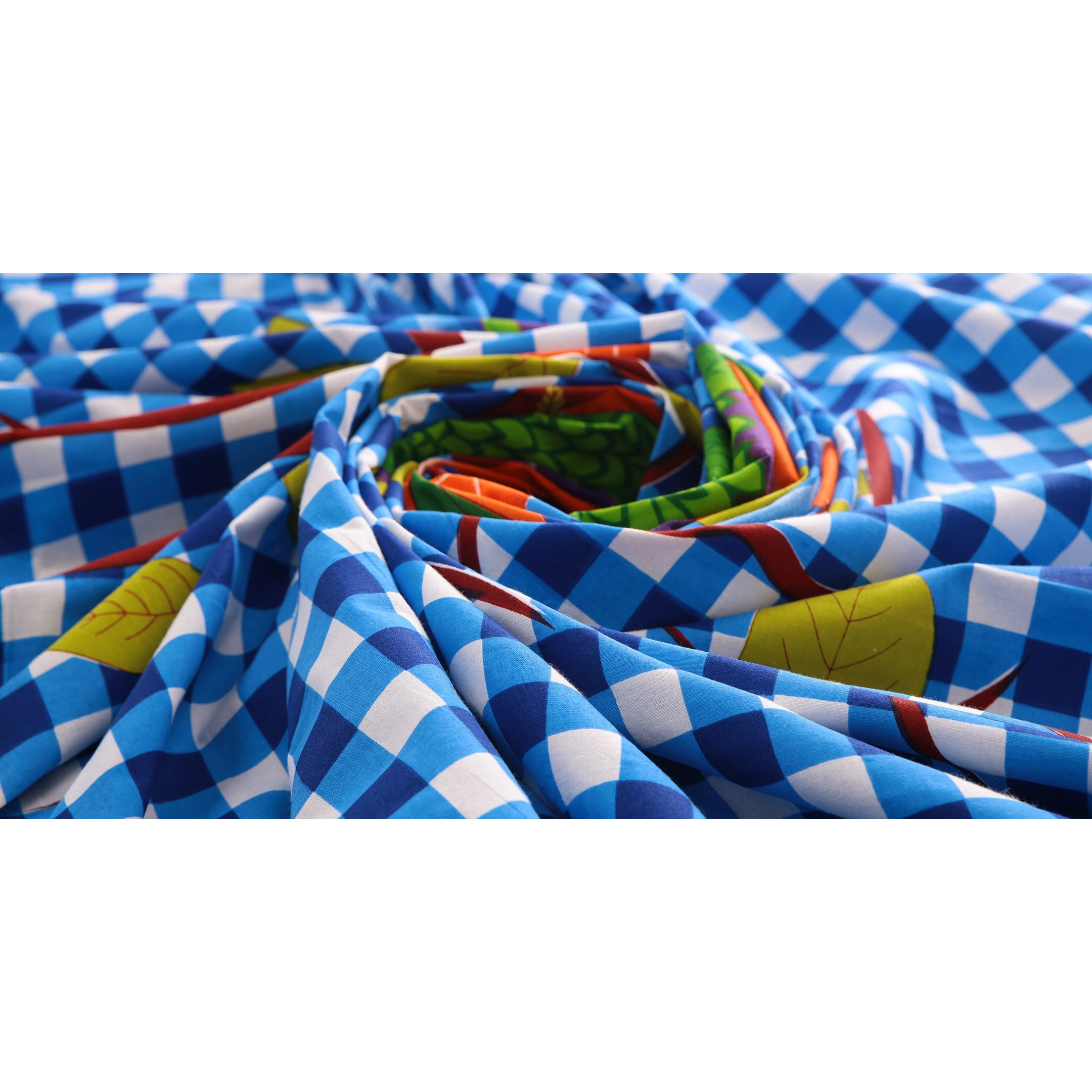 Dreamkraft Jaipuri Print King Size Cotton Bedsheet With 2 Pillow Covers( 250X230 Cm)
