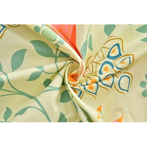 Akshya Premium Elastic Fitted Queen Size Bedsheet With 2 Pillow Covers | Elastic Fitted Double Bed Bedsheet