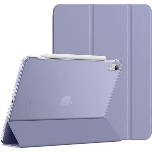 Proelite Case For Ipad Air 11 Inch M3/M2 2025/2024, Air 5Th Gen 2022/Ipad Air 4Th Gen 2020 10.9 Inch, Slim Hard Pc Translucent Back Shell Smart Cover Fit Ipad Air 11 M3/M2 & Air 10.9 Case, Purple