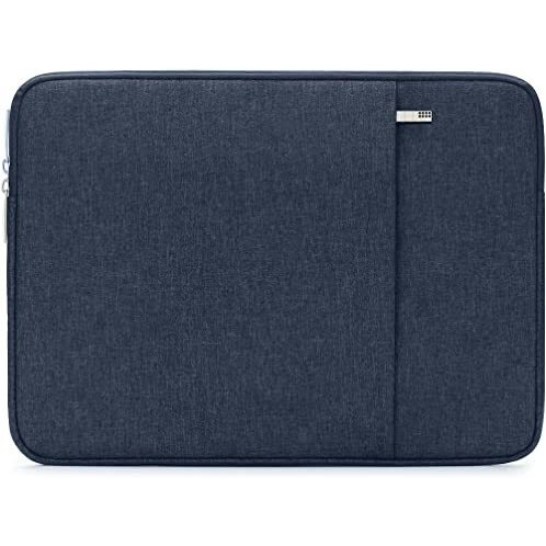 Proelite Polyster Laptop Sleeve Case Cover Pouch For 13" To 14" Macbook Air/Pro Retina,Compatible With Macbook Pro 14 Inch M1 Pro/Max A2442, Galaxy Tab S8/S9 Ultra 14.6 Inch/Ipad Pro 12.9, Dark Blue