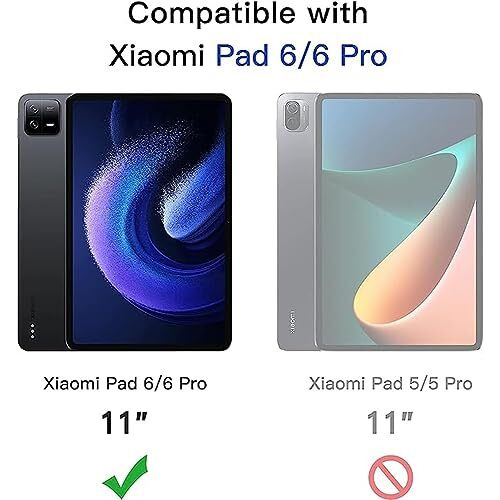 Youth Mobi Tempered Glass Screen Protector Compatible With Xiaomi Mi Pad 6 / Xiaomi Mi Pad 6 Pro (11 Inch,2023 Model) For Tab Pack Of 1