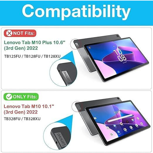 Youth Mobi Tempered Glass Screen Protector For Lenovo Tab M10 Fhd 3Rd Gen (10.1 Inch) (25.65 Cm) Tablet [Scratch Resistant] [Easy Installation] [Bubble Free] [1-Pack]