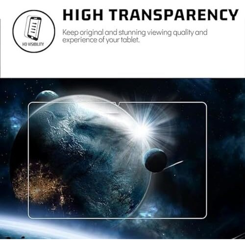 Youth Mobi Tempered Glass Screen Protector For Lenovo Tab M10 Fhd 3Rd Gen (10.1 Inch) (25.65 Cm) Tablet [Scratch Resistant] [Easy Installation] [Bubble Free] [1-Pack]