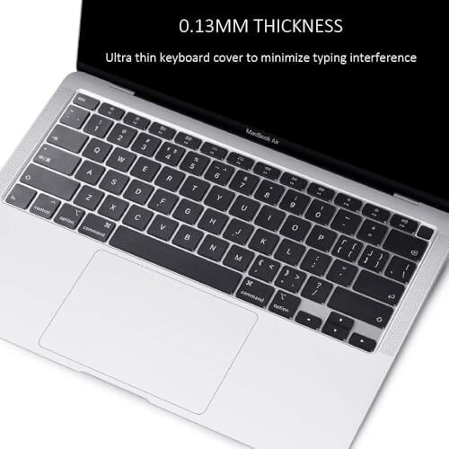 Oaky Keyboard For Macbook Air M1 13 Inch 2020 Release Model A2179, A2337 Touch Id & Retina Display Ultra Thin Keyboard Cover Waterproof Dust-Proof Keyboard Protector Protective Skin - Tpu Clear