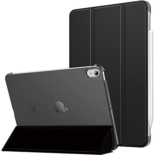 Proelite Case For Ipad Air 11 Inch M3/M2 2025/2024, Air 5Th Gen 2022/Ipad Air 4Th Gen 2020 10.9 Inch, Slim Hard Pc Translucent Back Shell Smart Cover Fit Ipad Air 11 M3/M2 & Air 10.9 Case, Black