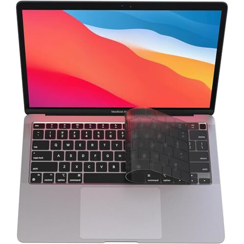 Oaky Keyboard For Macbook Air M1 13 Inch 2020 Release Model A2179, A2337 Touch Id & Retina Display Ultra Thin Keyboard Cover Waterproof Dust-Proof Keyboard Protector Protective Skin -Translucent Grey