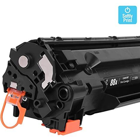Softly Print Sp 88A/Cc388A Black Toner Cartridge, Compatible With Hp Laserjet M1136, P1007, P1106, P1108, P1008, M126Nw, M128Fw, M226Dw