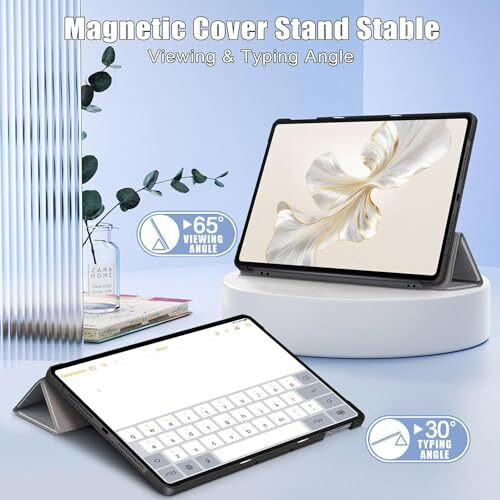 Proelite Cover For Honor Pad 9 12.1 Inch Case Cover, Smart Trifold Flip Case Cover For Honor Pad 9 12.1 Inch, Grey