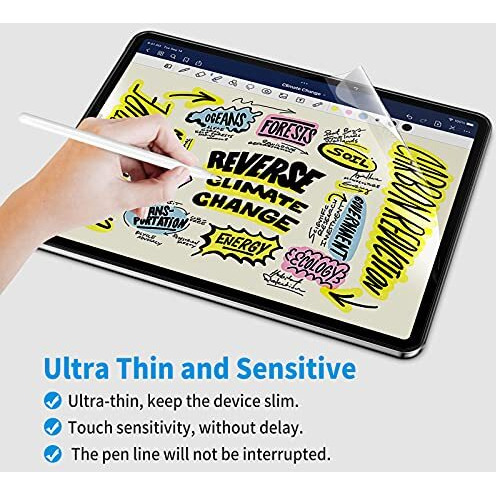 [2 Pack] Paperfeel Screen Protector For Ipad Pro 11 Inch (2022-2018), Ipad Air 5Th /Air 4Th Generation (2022/2020, 10.9 Inch), Matte Paper Screen Guard For Ipad Air 5 /Air 4 /Pro 11 Inch 2022-2018
