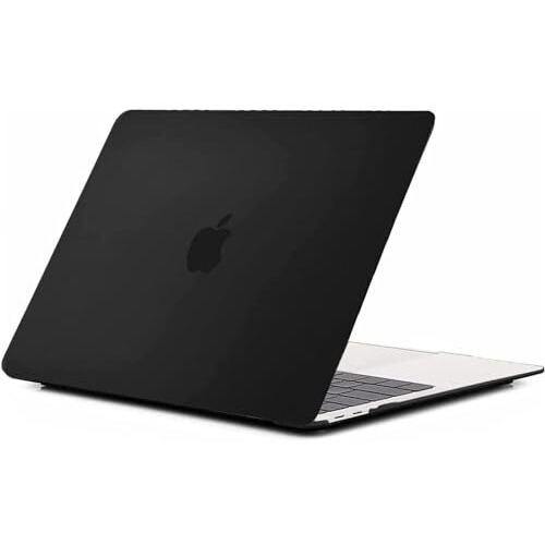 Eoocoo Case Compatible For New Macbook Air 13.3 Inch M1 2021 2020 2019 2018 Release,A2337 A2179 A1932 With Retina Display Touch Id,M1 Air 13 Laptop Plastic Hard Shell Cover,Matte Surface, Black