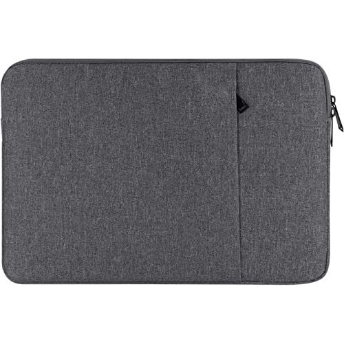Proelite Polyster Laptop Sleeve Case Cover Pouch For 13" To 14" Macbook Air/Pro Retina,Compatible With Macbook Pro 14 Inch M1 Pro/Max A2442, Galaxy Tab S8/S9 Ultra 14.6 Inch/Ipad Pro 12.9, Dark Grey