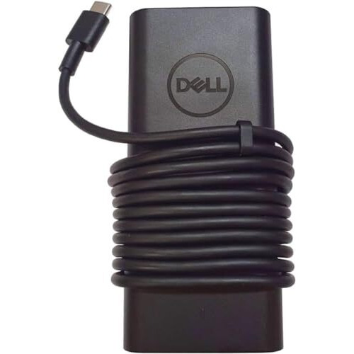 Dell Original 65W Usb Type-C Adapter For Laptop, Latitude 5289 5290 7389 7390 7400 - Black