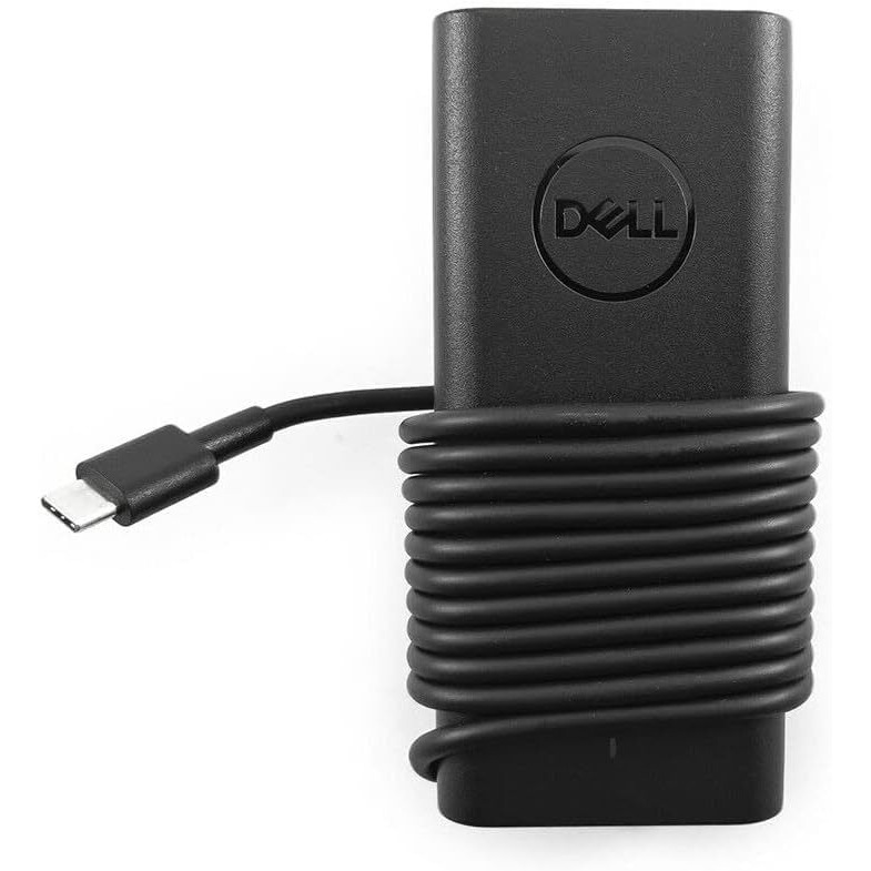 Dell Original 65W Usb Type-C Adapter For Laptop, Latitude 5289 5290 7389 7390 7400 - Black