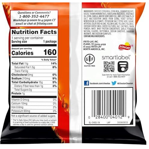 Cheetos Flamin Hot Crunchy Puffs(Pack), 1 Count