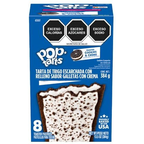Pop Tarts Frosted Cookies & Creme, 384 G