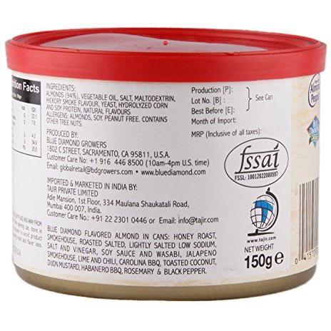 Blue Diamond Almonds, Smokehouse, 150G