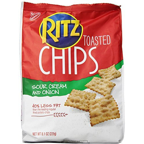 Nabisco Ritz Toasted Chips Sour Cream & Onion, 229G