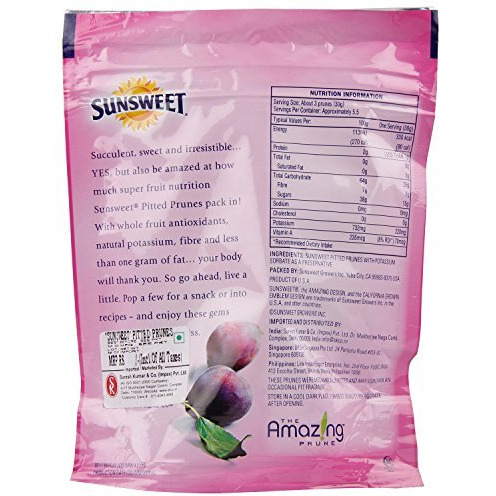 Sunsweet Pitted Prunes, 200G, Fresh, Vegetarian