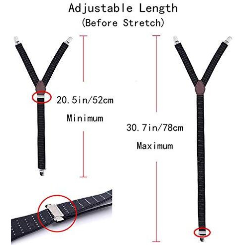 GustaveAdjustable Elastic Garter Straps To Stay Men's Shirt,Fashion Design Glamour Men Garter Gifts